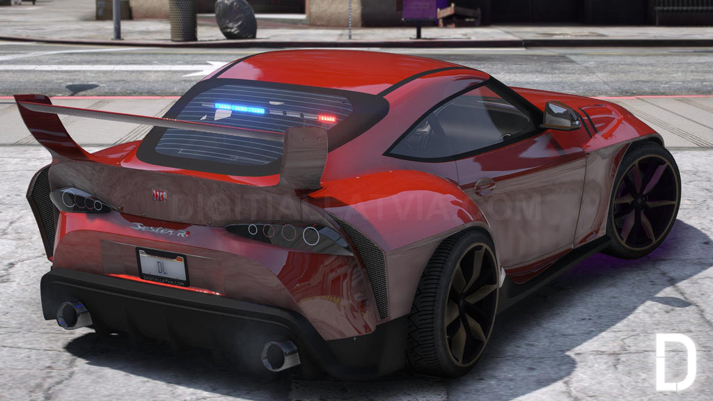Dinka Jester RR Widebody Police Custom V2 | Tuning | Template
