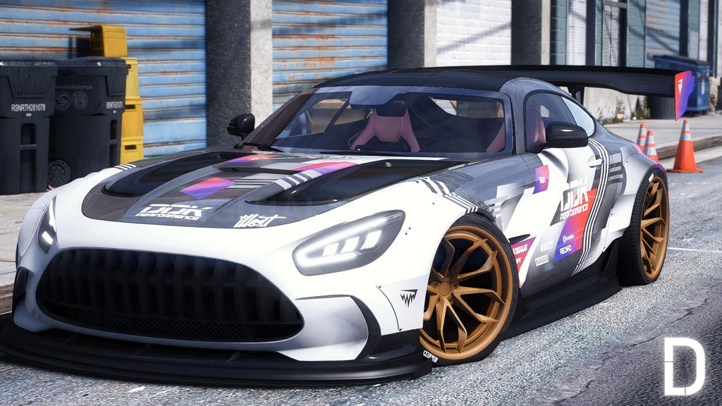 Mercedes AMG GT Mansaug 2021 | Debadged | Template