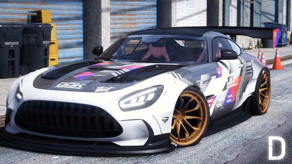 Mercedes AMG GT Mansaug 2021 | Debadged | Template