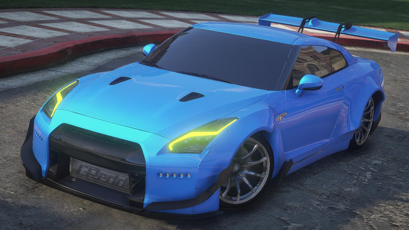 Nissan GTR R35 2017 | Debadged | Tuning | Template