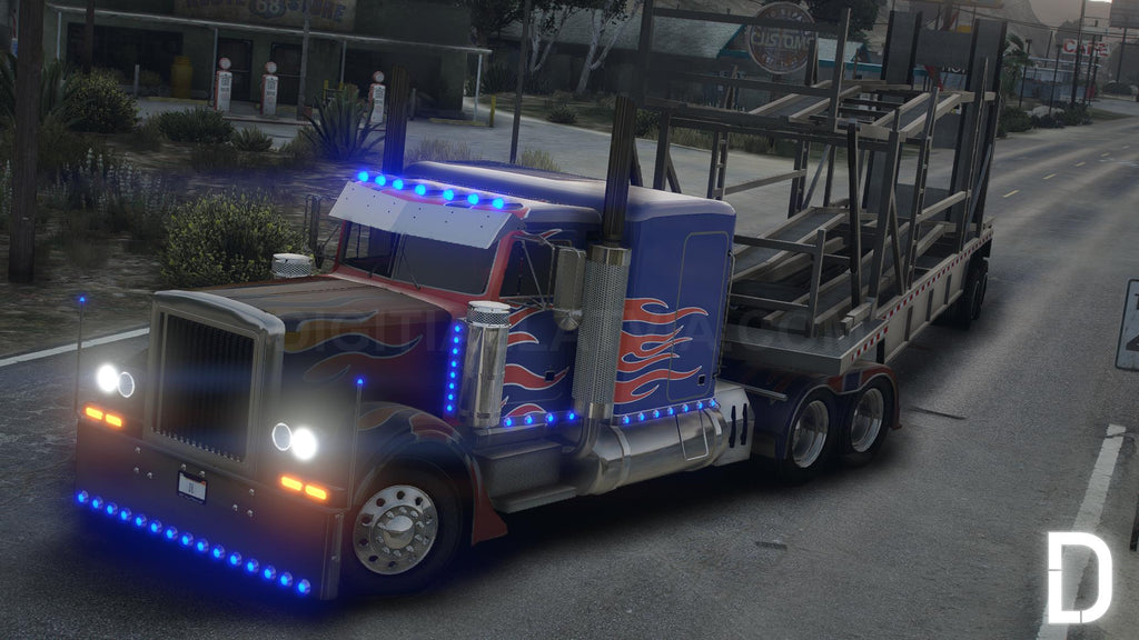 Peterbilt 379 Optimus Prime | Debadged | Template