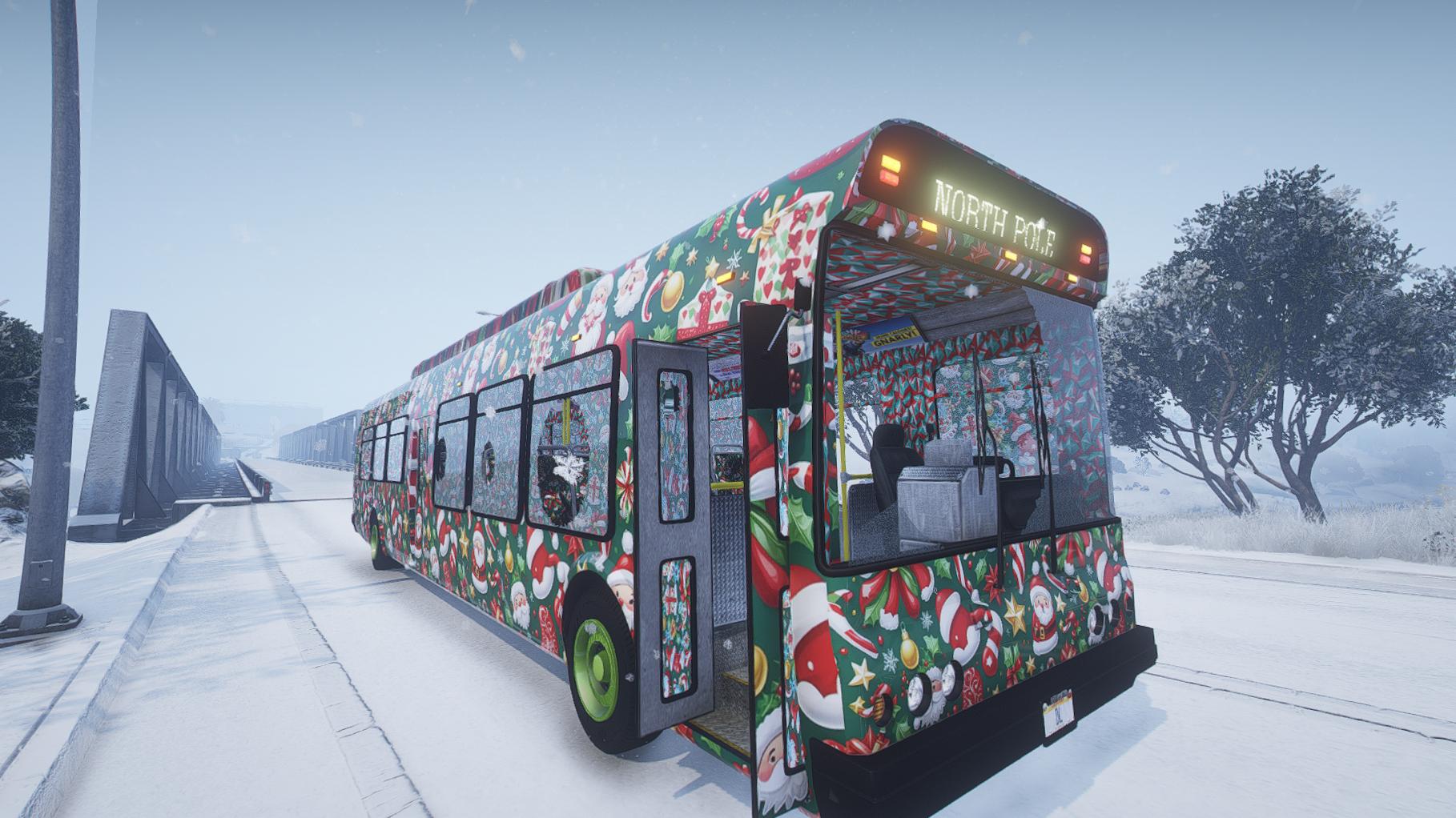 Christmas Bus | Template