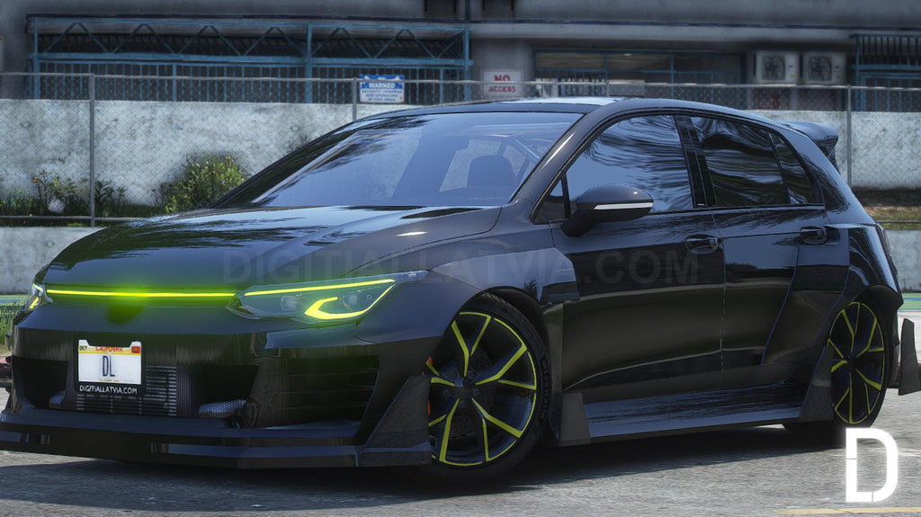 Volkswagen Golf R 2022 | Debadged | Tuning | Template