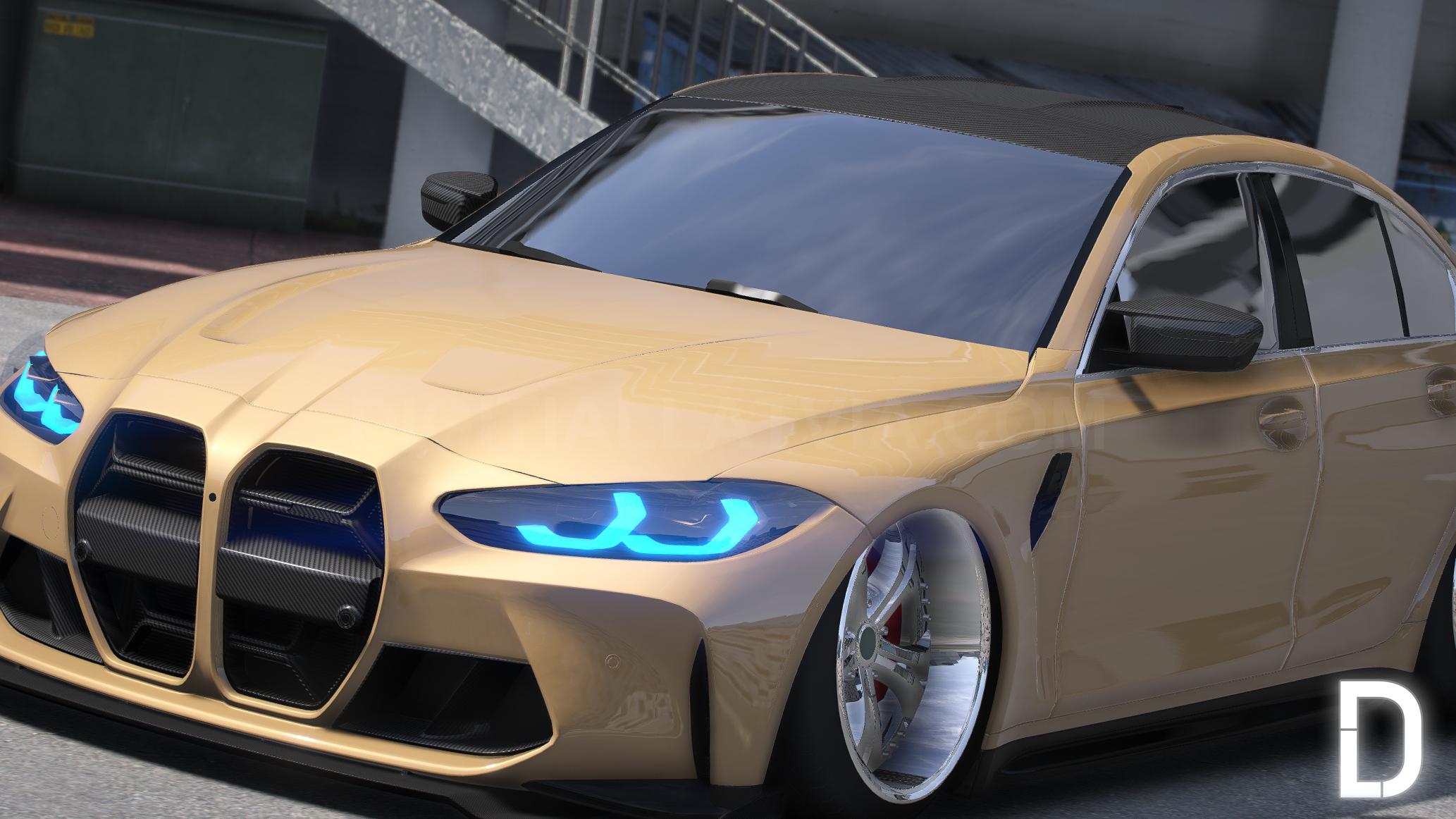 BMW M3 CS G80 Stanced | Custom Sound | Debadged