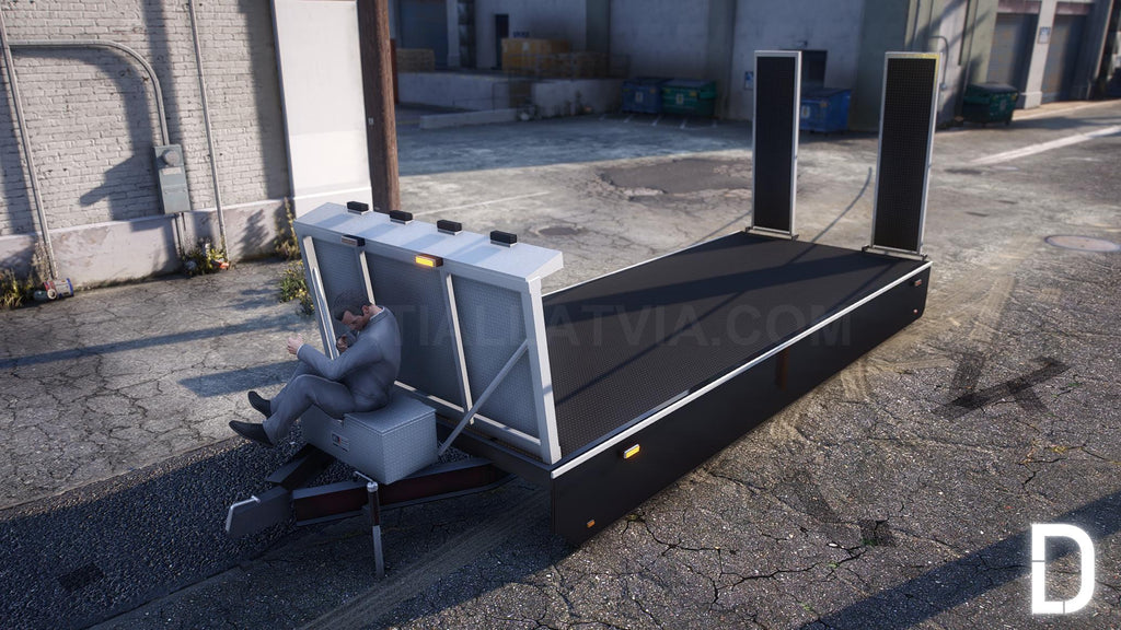 Car Trailer Low Skirt | Template
