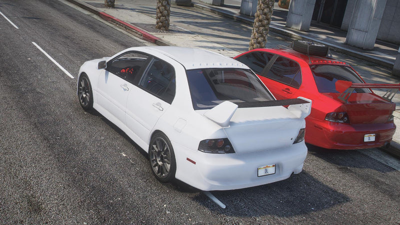 Mitsubishi Lancer Evolution IX | Abzeichen entfernt | Tuning