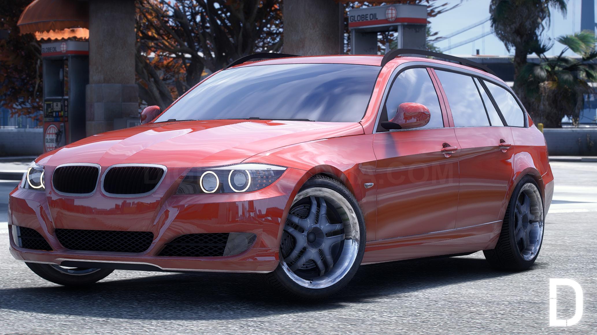 BMW E91 330i | Debadged | Template