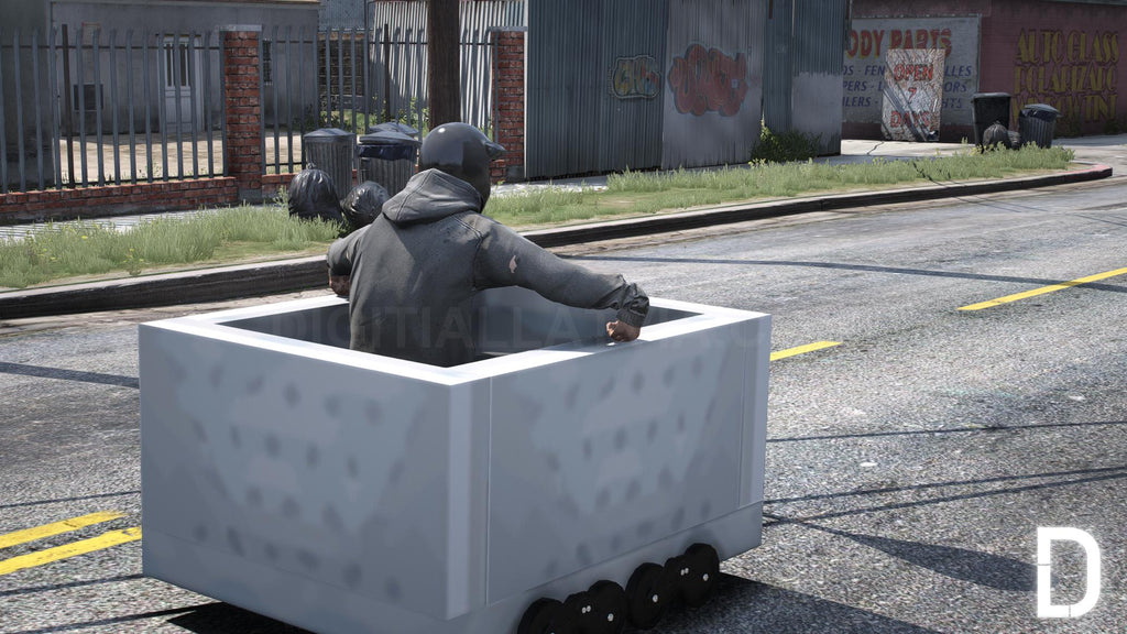 Minecraft Steve + Minecart