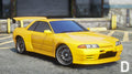 Nissan Skyline GTR R32 Rechtslenker | Embleme entfernt | Tuning | Vorlage