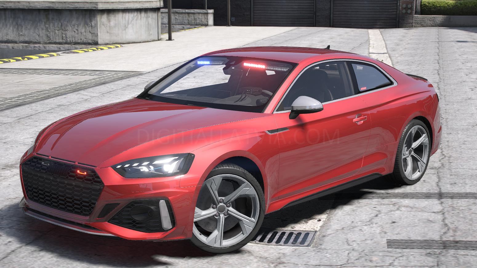Audi RS5 Police 2022 | Debadged | Template
