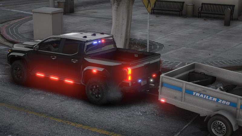 Toyota Tacoma 2024 Polizei Unmarkiert | Ohne Abzeichen | Vorlage