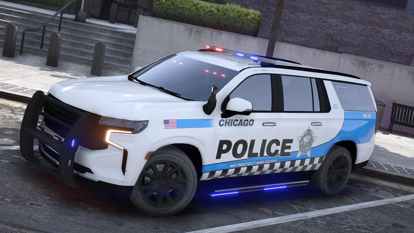 Debadged Chicago Police Pack | 5 Vehicles | Templates