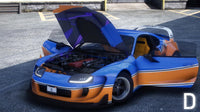 Toyota Supra A80 Mk4 Widebody RHD | Debadged | Template