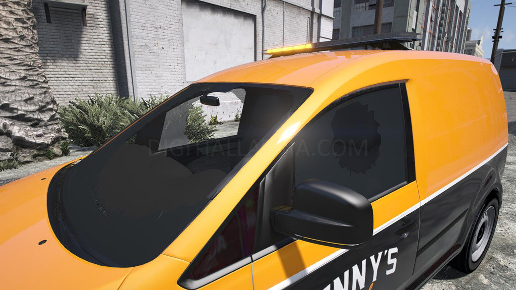 Volkswagen Caddy Bennys | Abzeichen entfernt | Vorlage