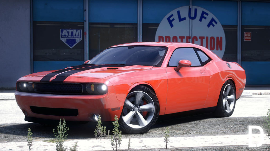 Dodge Challenger SRT8 2010 | Debadged | Template