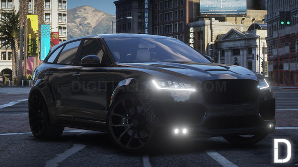 Jaguar F Pace Lumma | Abzeichen entfernt