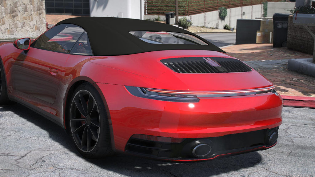 Porsche 911 Carrera 4S Cabriolet 2020 | Ohne Embleme | Animiertes Dach