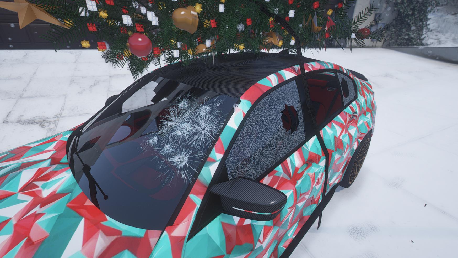 BMW M3 CS G80 2022 Weihnachten | Benutzerdefinierter Sound | Ohne Emblem | Vorlage