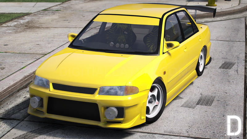 Mitsubishi Lancer Evo III | Embleme entfernt | Tuning | Individueller Sound