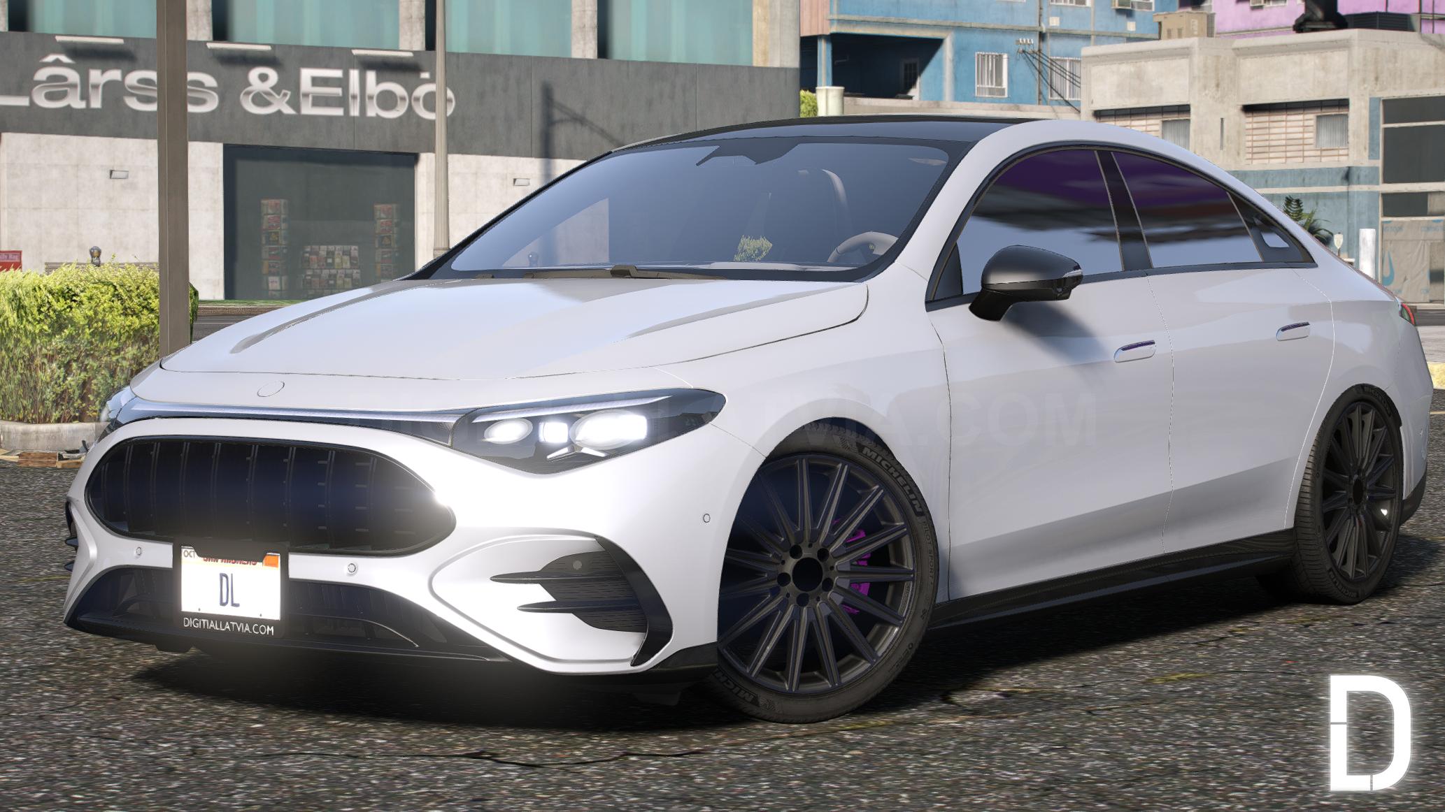 Mercedes-Benz CLA EV 2025 | Debadged | Tuning |  Template