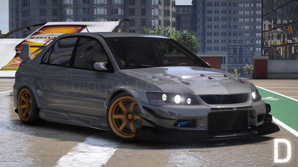Mitsubishi Lancer Evolution IX Voltex | Debadged | Tuning | Template | Custom Sound