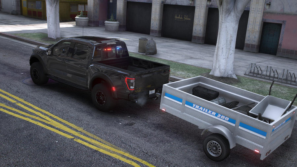 Ford F-150 Raptor R 2023 Unmarked Police | Debadged | Template