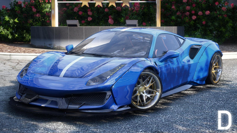 Ferrari 488 Pista Widebody 2020 | Debadged | Custom Sound