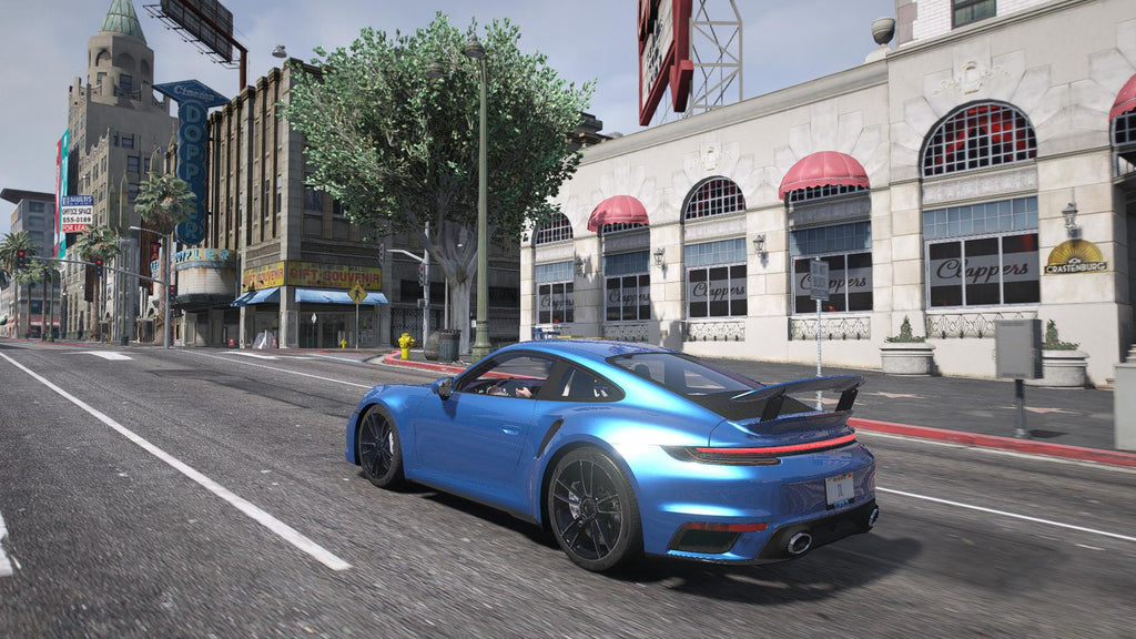 Porsche 911 (992) Turbo S 2021 | Debadged | Template