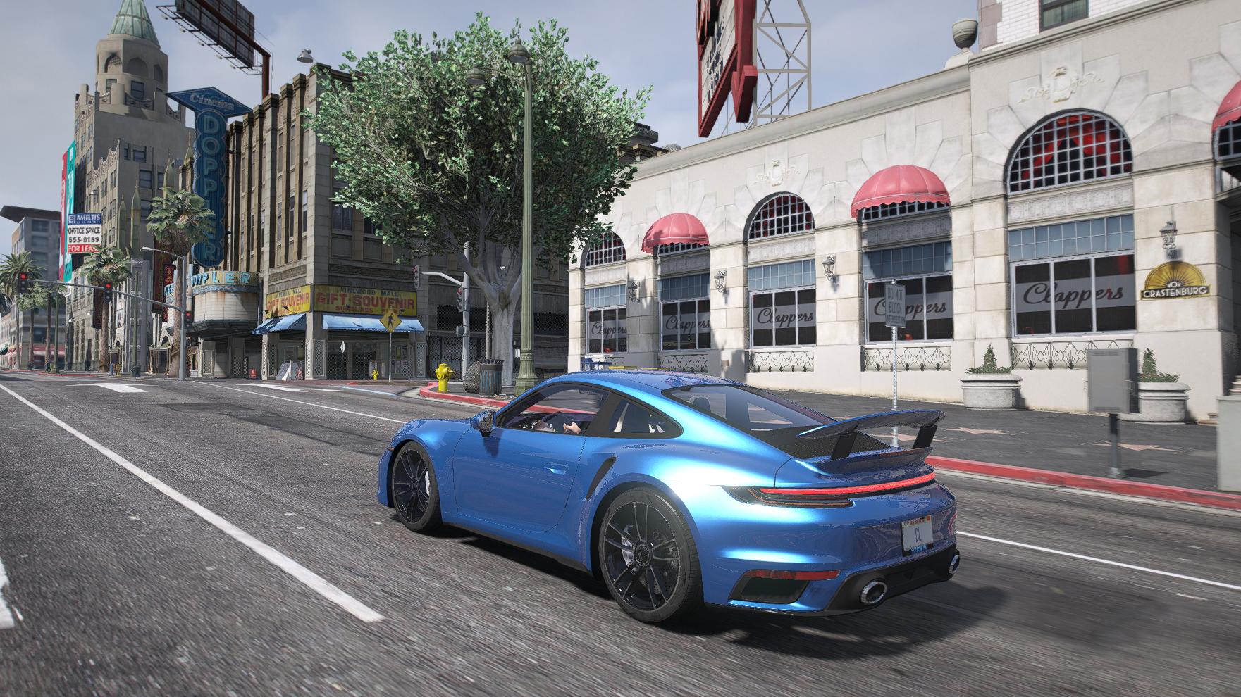 Porsche 911 (992) Turbo S 2021 | Debadged | Template