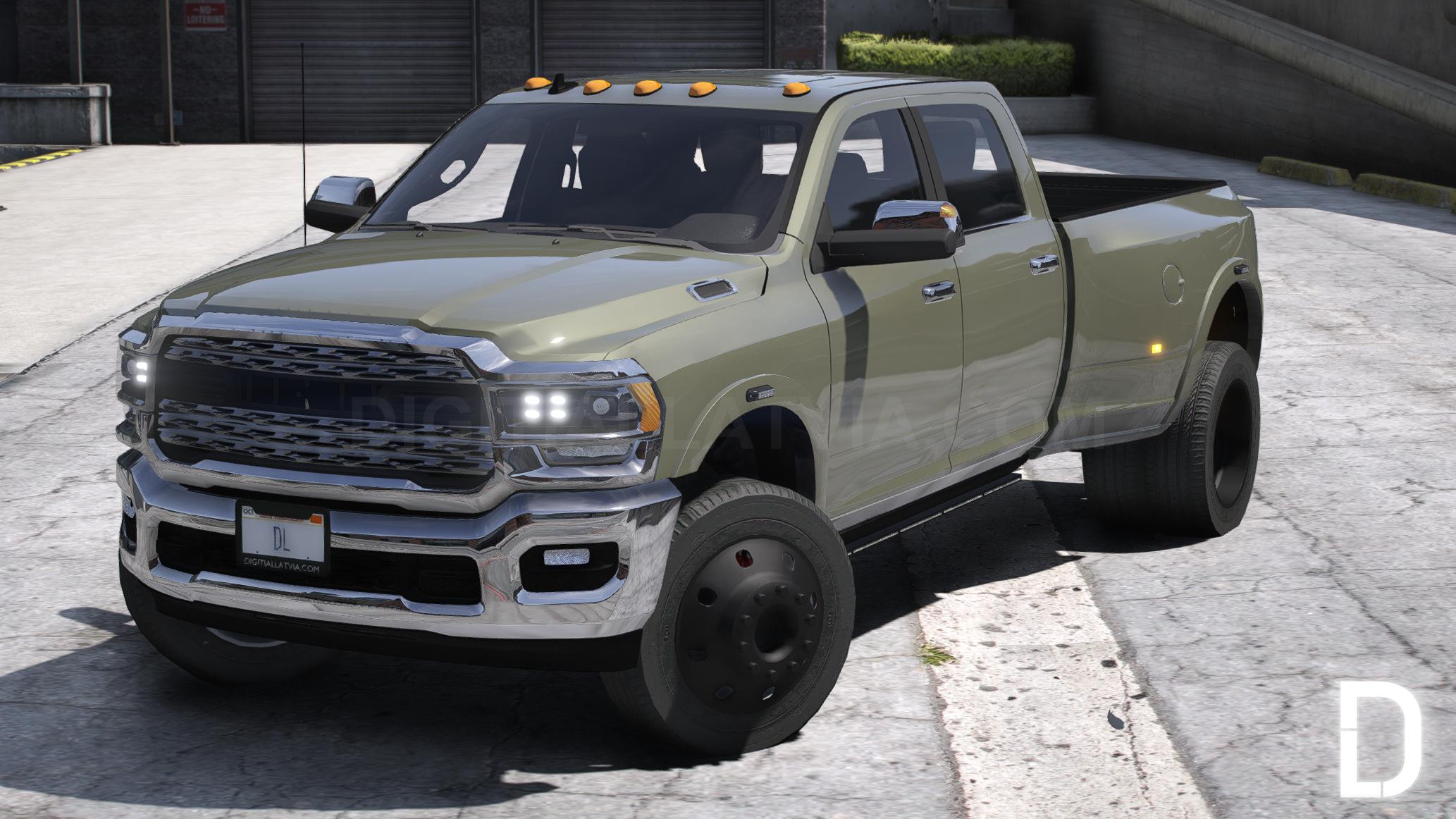 Dodge Ram 3500 Heavy Duty Police | Debadged | Template