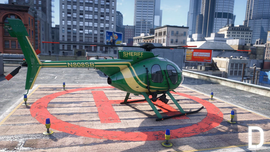 Police / Sheriff Helicopter | Template