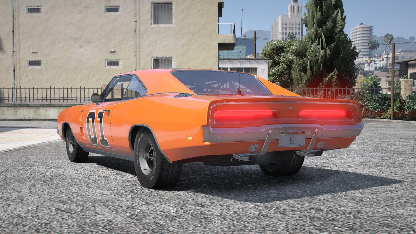 Dodge Charger 1969 | Debadged | Tuning | Template