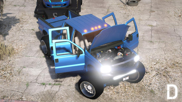 Ford F-350 Super Duty Truck + Trailer | Debadged