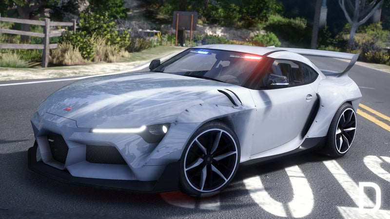 Dinka Jester RR Widebody Police V3 Custom | Tuning | Template | Custom Sound