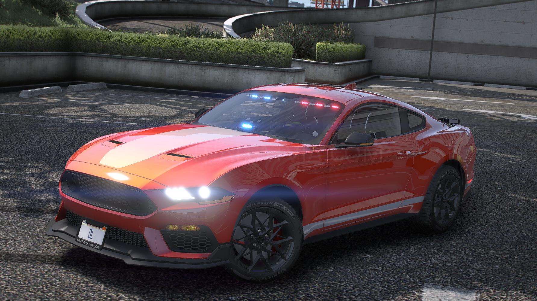 Ford Mustang Mach 1 Police | Debadged | Template