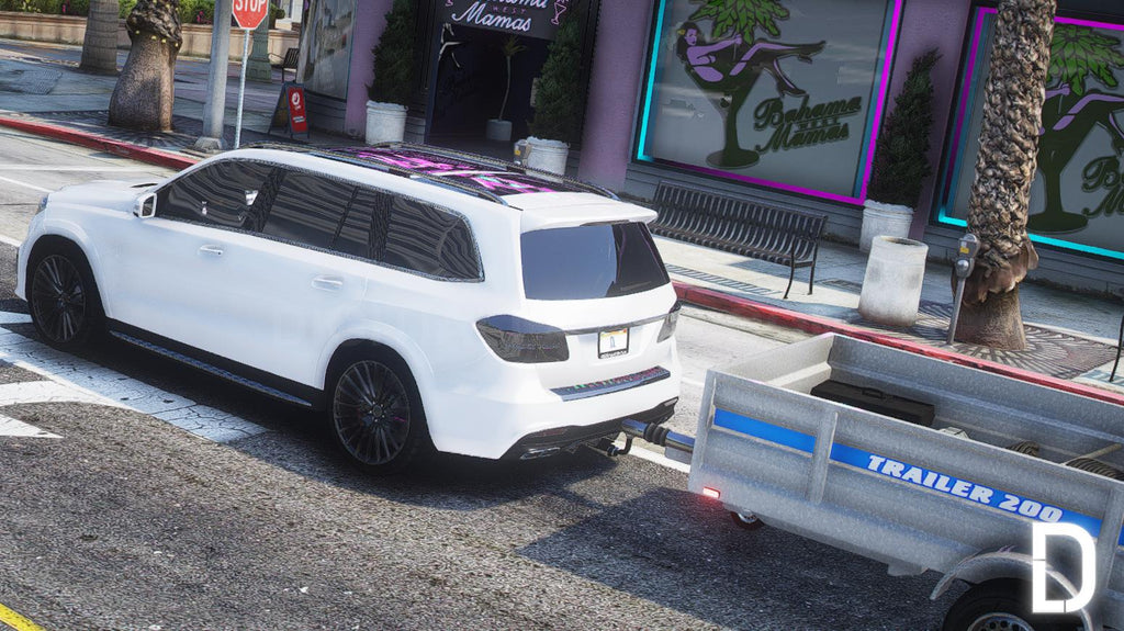 Mercedes-AMG GLS 63 2016 | Debadged | Template