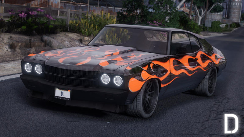 Chevrolet Chevelle SS Custom 1970 | Debadged | Tuning | Template | Custom Sound