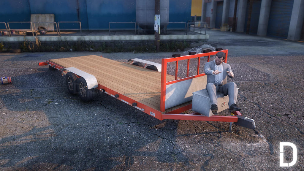 Car Trailer Split Tilt