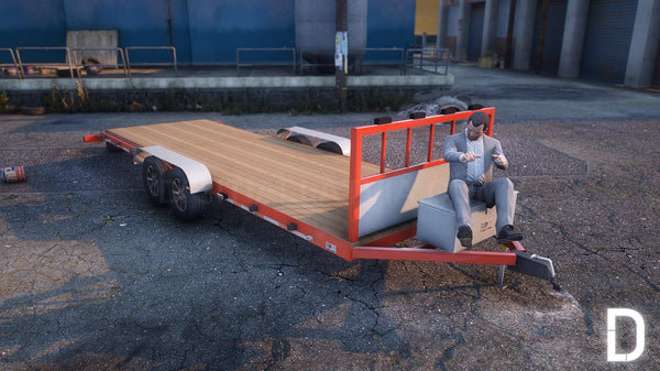 Car Trailer Split Tilt