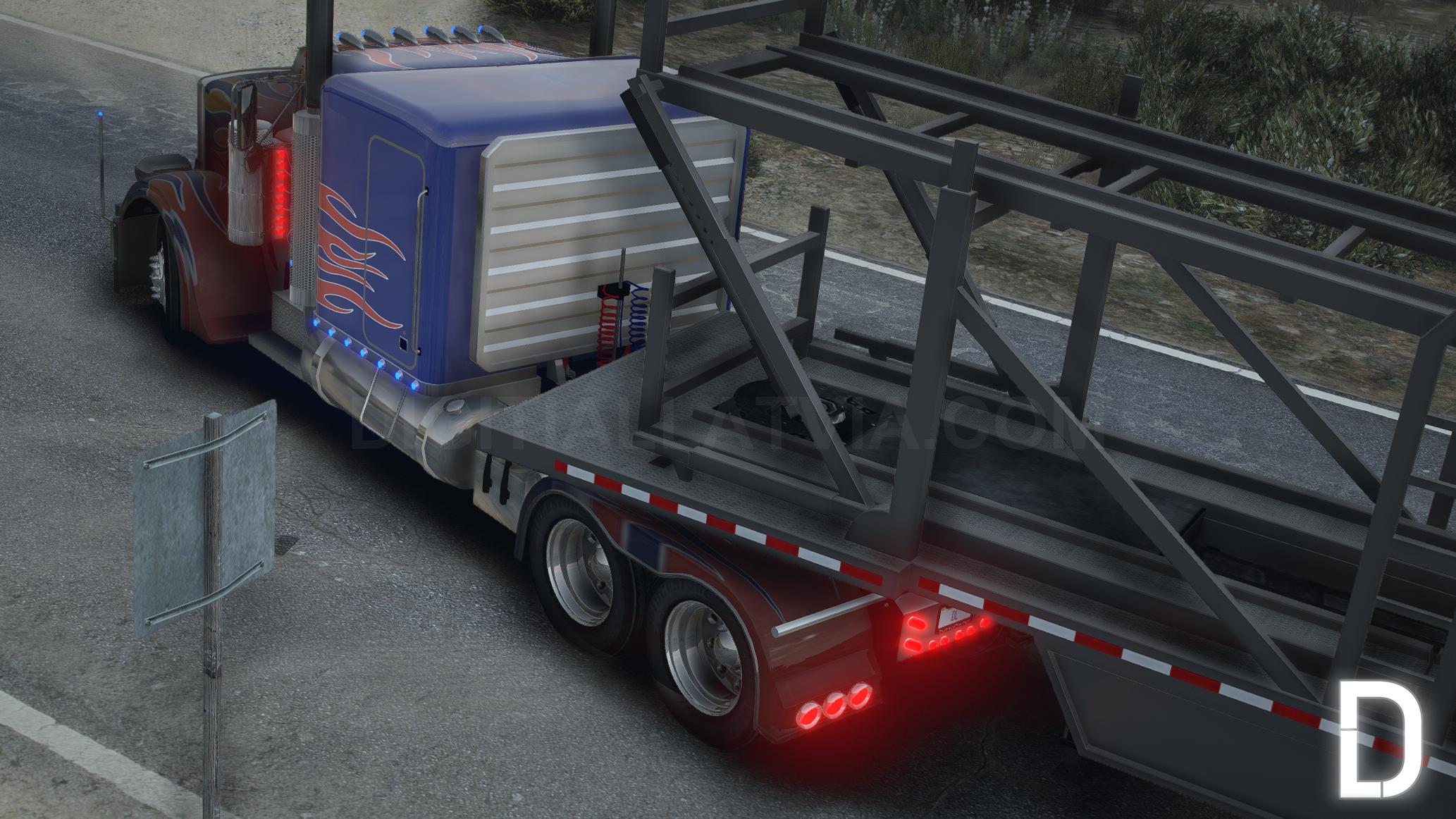 Peterbilt 379 Optimus Prime | Debadged | Template