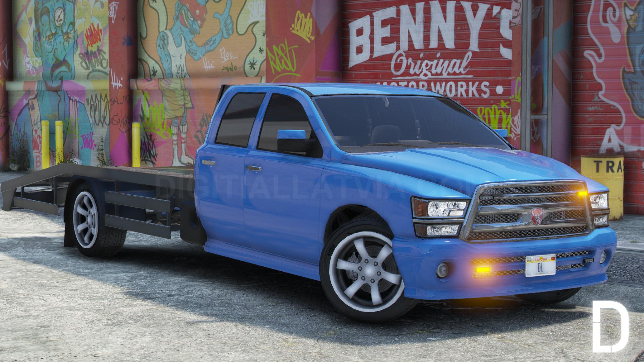 Bravado Bison Tow Truck Bennys | Template