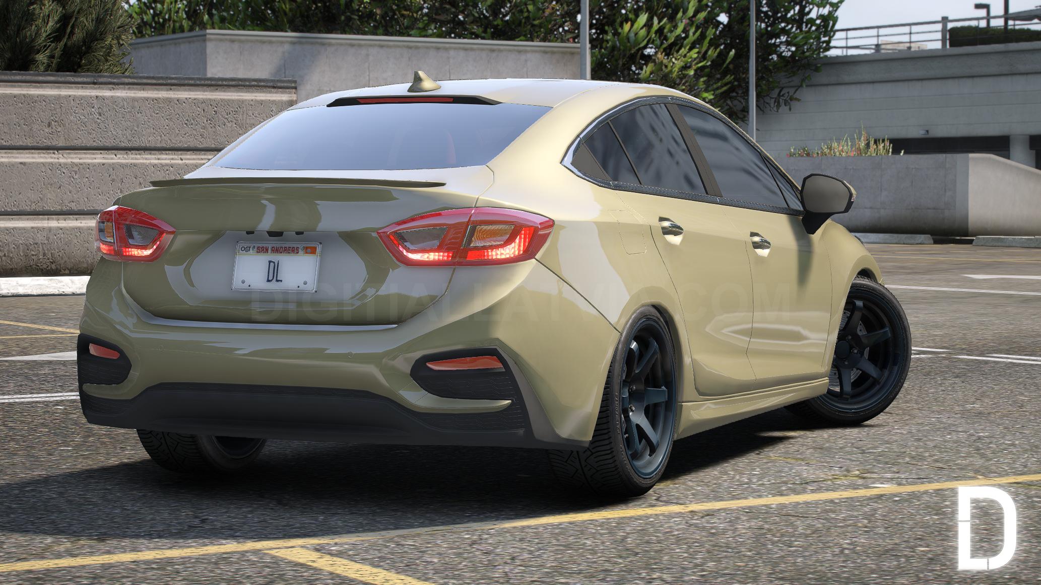 Chevrolet Cruze RS 2018 | Debadged | Template