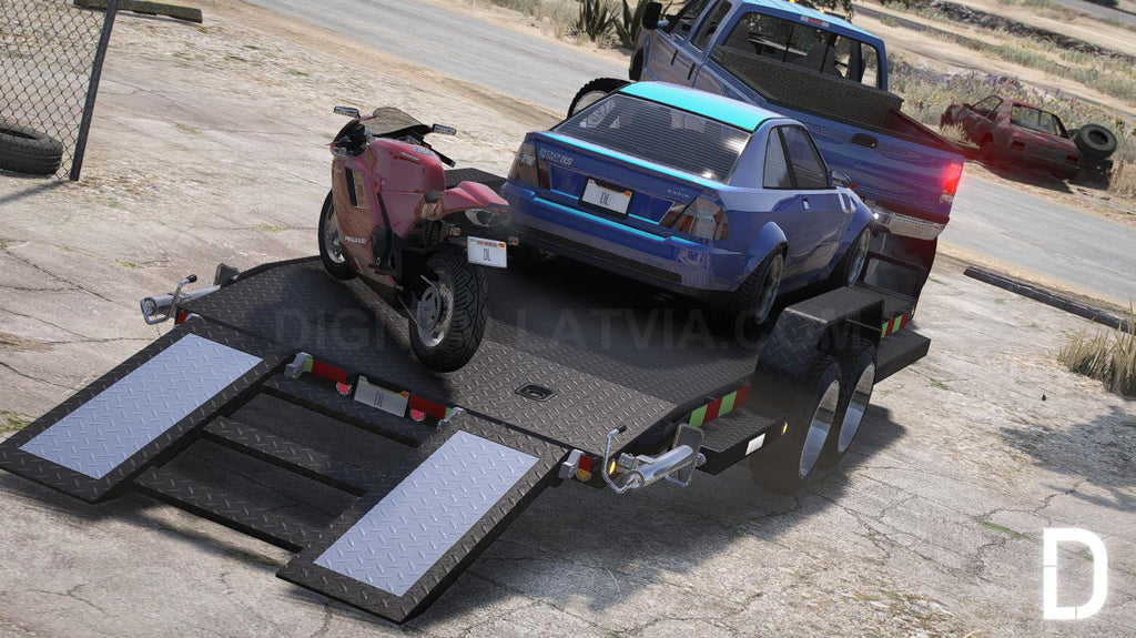 Ford F-350 Super Duty Truck + Trailer | Debadged