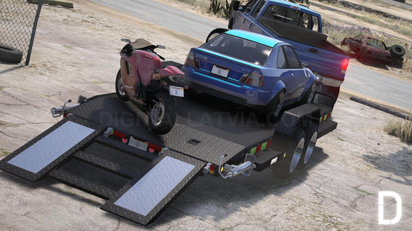 Ford F-350 Super Duty Truck + Trailer | Debadged