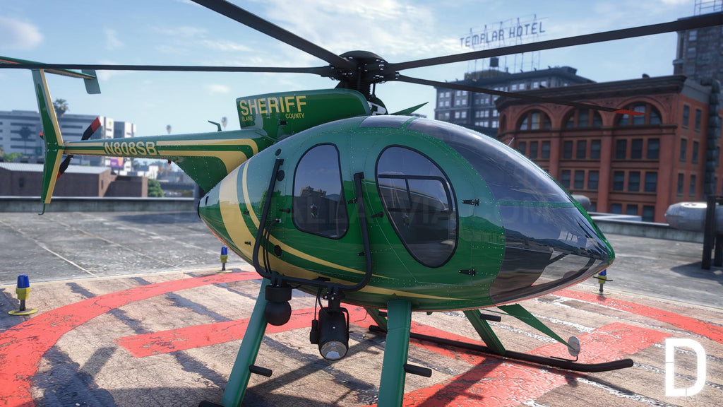 Police / Sheriff Helicopter | Template