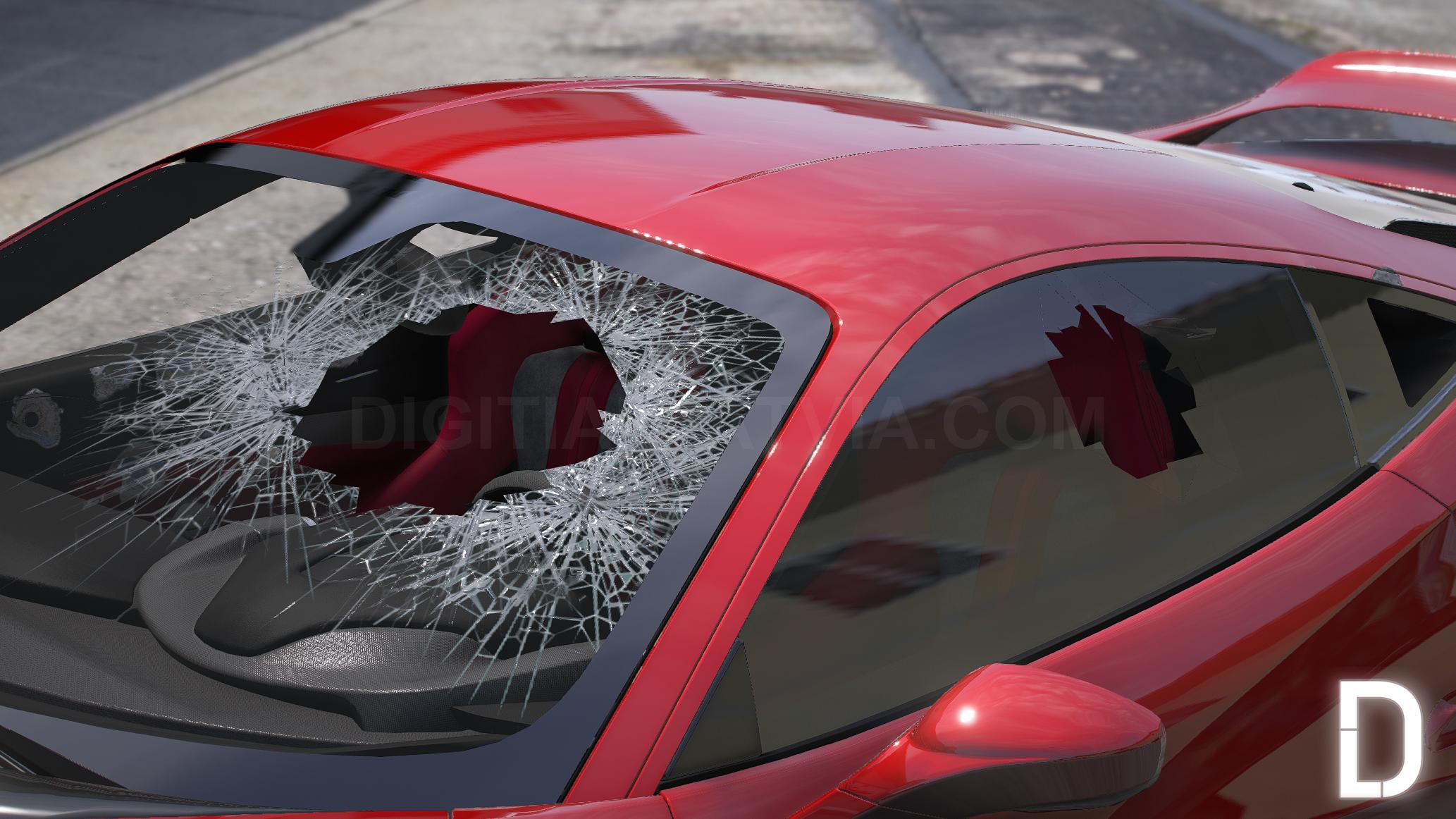 Ferrari F8 Tribute | Ohne Embleme | Vorlage | Benutzerdefinierter Sound