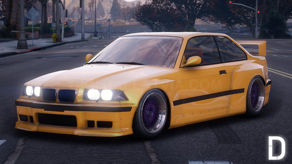 BMW M3 E36 Pandem | Debadged | Template | Tuning | Custom Sound