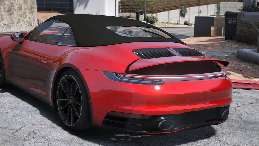 Porsche 911 Carrera 4S Cabriolet 2020 | Ohne Embleme | Animiertes Dach