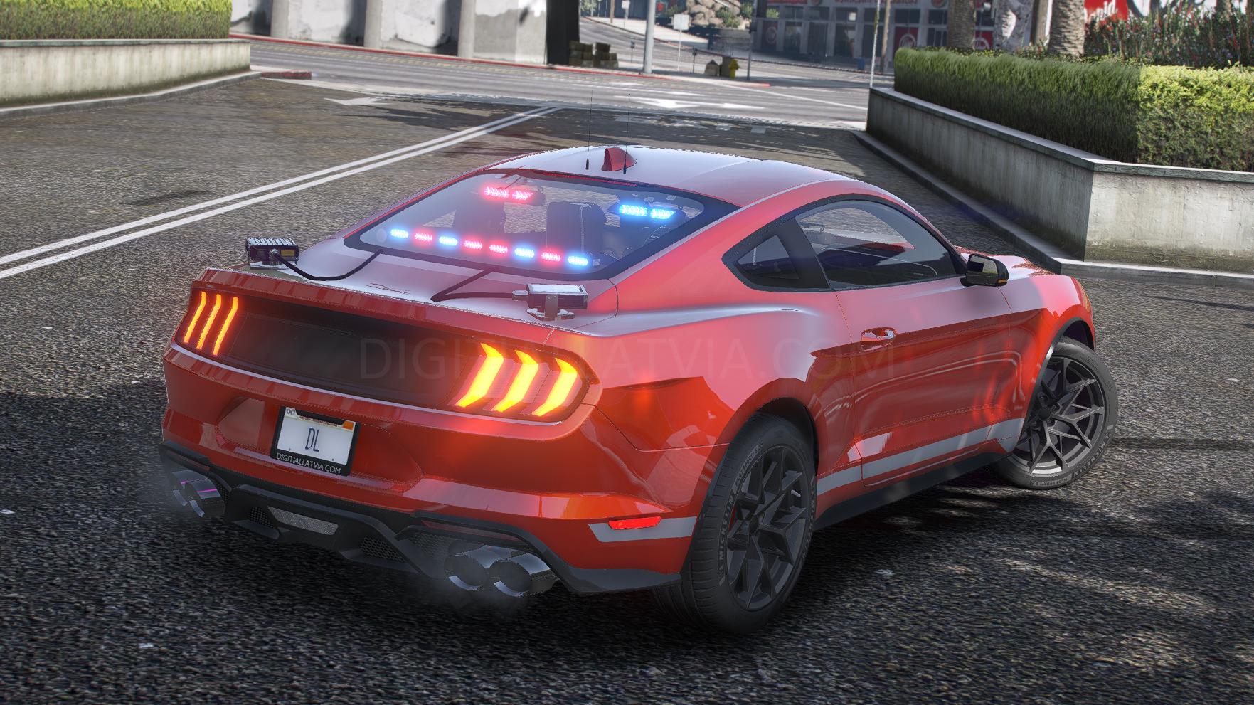 Ford Mustang Mach 1 Police | Debadged | Template
