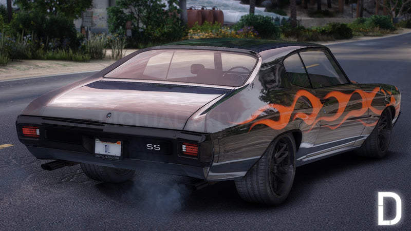Chevrolet Chevelle SS Custom 1970 | Debadged | Tuning | Template | Custom Sound
